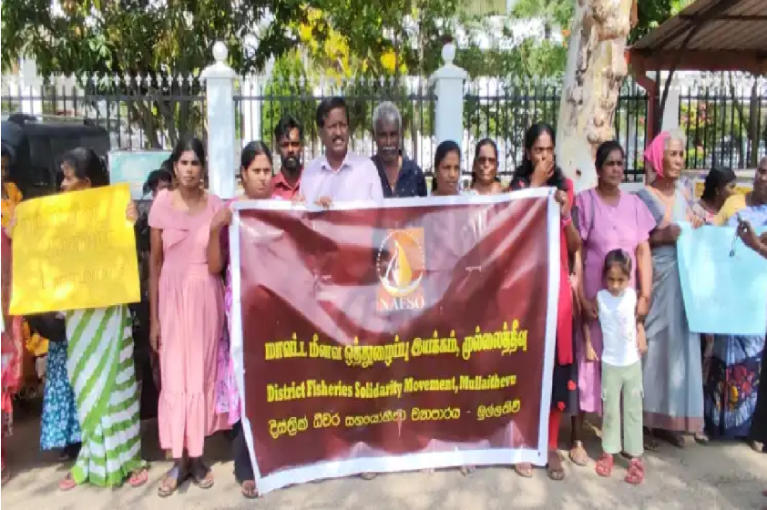 பௌத்த பிக்குவால் பாலியல் வன்கொடுமைக்கு உள்ளாக்கப்பட்ட சிறுமிக்கு நீதி கோரி முல்லைத்தீவில் போராட்டம்!
