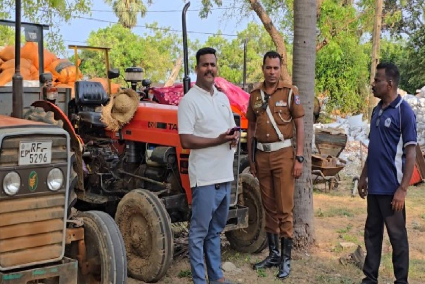மணல் அகழ்வில் ஈடுபட்டோரை பொலிஸார் அதிரடியாக கைது!