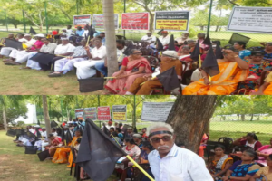 காணிகளை விடுவிக்க கோரி யாழ் வலி. வடக்கில் போராட்டம்!