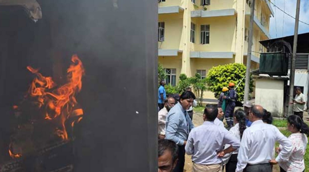 காலி தேசிய வைத்தியசாலையில் தீ பரவல்!