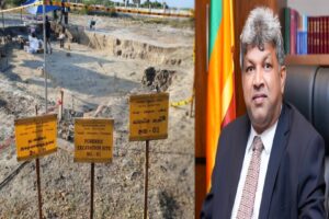 யாழ். செம்மணி மனித புதைகுழியை பார்வையிட வருகைதரும் நீதியமைச்சர் ஹர்சன நாணயக்கார!