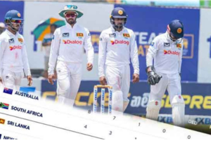 ICC டெஸ்ட் சேம்பியன்ஸிப் புள்ளிப்பட்டியலில் இலங்கை டெஸ்ட் கிரிக்கெட் அணி முன்னேற்றம்!
