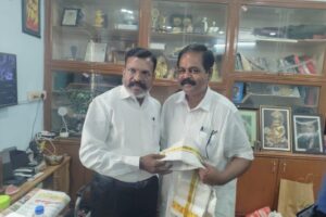 தொல். திருமாவளவனை நேரில் சந்தித்துக் கலந்துரையாடினார் சிறீதரன் எம்.பி!