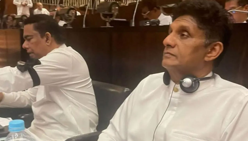 நீர்கொழும்பு சிறைச்சாலை விவகாரம்- கருப்புப் பட்டி அணிந்து எதிர்க்கட்சியினர் எதிர்ப்பு!