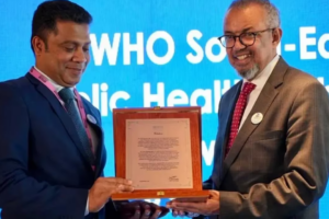 உலக சுகாதார அமைப்பு இலங்கைக்கு சிறப்பு சான்றிதழ் வழங்கி கௌரவம்!