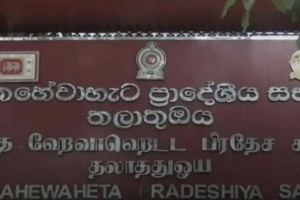 பாத்தஹேவாஹெட்ட பிரதேச சபையின் நடவடிக்கைகள் இடைநிறுத்தம்!!