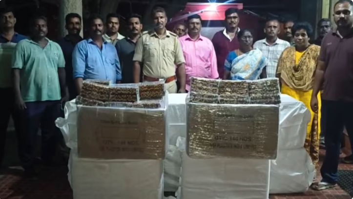 தமிழ் நாட்டிலிருந்து இலங்கைக்கு கடத்த முயன்ற பெருமளவான வலி நிவாரணி மாத்திரைகள் பறிமுதல்!!